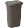 Rubbermaid Spring Top Trash Can, 13 Gallon Gray Bin