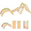 Beright 4-in-1 Pikler Triangle Gym - Indoor Climbing Toys for Kids