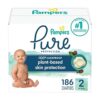 Pampers Pure Protection Diapers - Size 2 (186 Count)