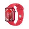 Apple Watch Series 9 [GPS + Cellular 45mm] Smartwatch with Product Red Aluminum Case and Sport Band M/L