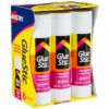 Avery Washable Glue Stic, White, 1.27oz, Pack of 6