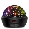 Star Projector Night Light for Kids - Black