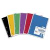 Mead Spiral Notebook, 1 Subject, Wide Ruled, 70 Sheets, Assorted Color