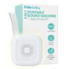 Portable Sound Machine for Baby with Nightlight & White Noise | 5 Soothing Sounds & 3 Nightlight Modes | Attachable to Strollers & Car Seats
