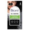Bioré Men's Charcoal Pore Strips for Blackhead Removal, 6 Count