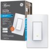 GE CYNC Smart Light Switch, Paddle Style, No Neutral Wire Required, White