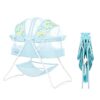 Pink Karley Bassinet with Adjustable Double Canopy