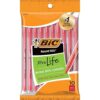 BIC Round Stic Xtra Life Ballpoint Pen, Medium Point, Red, 10-Pack