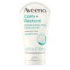 Aveeno Calm + Restore Nourishing Facial Exfoliator for Sensitive Skin, Fragrance-Free, 4 fl. Oz