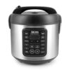 Aroma Housewares 20-Cup Rice and Grain Cooker, Stainless Steel