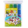 Perler Assorted Fuse Beads Kit with Storage Tray, Pattern Book - Multicolor, 4001pcs