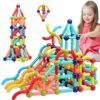 Magnetic Building Blocks Kids Toys - Educational STEM Construction Kit for Boys and Girls
