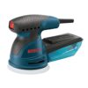 BOSCH ROS20VSC Palm Sander 2.5 Amp 5 Inch Corded Variable Speed Random Orbital Sander, Polisher Kit with Dust Collector and Soft Carrying Bag