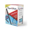 Paper Mate Write Bros. Ballpoint Pens, Black Ink, Medium Point, 60 Count