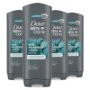 DOVE MEN + CARE Body Wash, Blue Eucalyptus and Birch, 4 Count, 18 oz