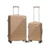 Rockland Star Trail Hardside Spinner Wheel Luggage 2-Piece Set - Champagne