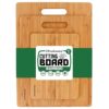 Bamboo Cutting Boards Set of 3 - Ideal for Meat, Vegetables, Fruits, Cheese - Knife-Friendly - Serving Tray with Handles
