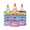 Elmer's Liquid Glitter Glue Assorted 6oz I Blue, Pink, Purple