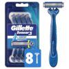 Gillette Sensor3 Comfort Disposable Razors for Men, 8 Count