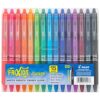 FriXion Clicker Erasable Gel Pens, Fine Point, 0.7 mm, Pack of 15, Assorted Colors