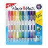 Clearpoint Mechanical Pencils 0.7mm, HB #2 Lead, 2 Pencils, Assorted Colors, 10 Count