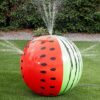 Inflatable Watermelon Sprinkler for Kids, 35.5" Outdoor Summer Fun