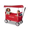 Radio Flyer Off-Road EZ Fold Wagon with Canopy, Red