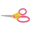 Westcott Kids' Scissors, Ages 4-8, 5-Inch Pointed Tip, Right and Left-Handed, Soft Handle