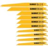 DEWALT Reciprocating Saw Blades, 10 Piece Combination Set