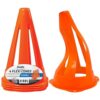 Mini Soccer Cones Set of 4 - 9 Inches, Orange