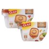 Food Storage Containers Bundle - 6 Large Containers with Lids