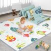 Baby Play Mat 71" x 59", Waterproof Foam Playmat for Babies and Toddlers