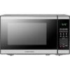 Chefman 0.7 Cu. Ft. Stainless Steel Microwave - 700 Watts, 6 Auto Menus, 10 Power Levels, Eco Mode, Child Safety Lock