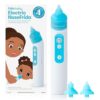 Electric Nasal Aspirator for Baby, Nose Sucker with 3 Suction Levels
