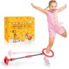 Ankle Skip Ball for Kids - Foldable Flash Wheel Skip Ball