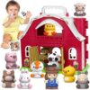 Farm Animal Playset for Toddlers, Learning and Montessori Toys