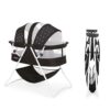 Karley Bassinet in Onyx, Lightweight Portable Baby Bassinet