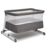 Simmons Kids Room2Grow 2-in-1 Portable Crib Bassinet - Grey Tweed