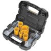 DEWALT Hole Saw Kit, 14-Piece, with Quick Change Mandrels and Pilot Point Bits