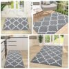 Indoor Door Mat, 32x20, Non-Slip Absorbent Entrance Mat, Washable Low-Profile Floor Mat - Grey