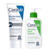 CeraVe Hydrating Skin Care Set - Moisturizing Cream & Facial Cleanser (8oz each)