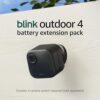 Blink Outdoor 4 (4th Gen) Security Camera System with Battery Extension Pack (3 Cameras)