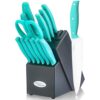 Kitchen Knife Set with Block, 14 Piece Stainless Steel Knives Set