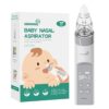 Nasal Aspirator for Baby with 3 Silicone Tips, Adjustable Suction, Electric Nose Suction, Music & Light