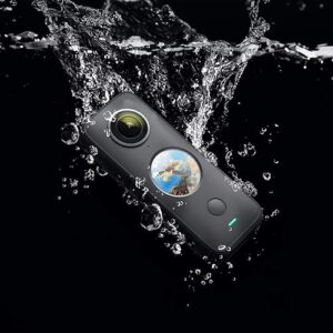 Insta360 ONE X2 360 Degree Waterproof Action Camera, 5.7K 360, Stabilization, Touch Screen, AI Editing, Live Streaming, Webcam, Voice Control