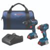 Bosch 18V 2-Tool Combo Kit with Hammer Drill/Driver and Impact Driver/Wrench