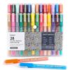 Acrylic Paint Pens - 28 Colors Extra Fine Tip Markers - Premium Art Supply Set