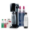 SodaStream Sparkling Water Maker Bundle with CO2, Bottles, and Flavors