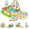 Fisher-Price Kick & Play Piano Gym Playmat with Soft Rattles