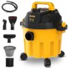 VEVOR Wet Dry Vac, 2.6 Gallon, 2.5 Peak HP, 3 in 1 Portable Shop Vacuum with Blowing Function